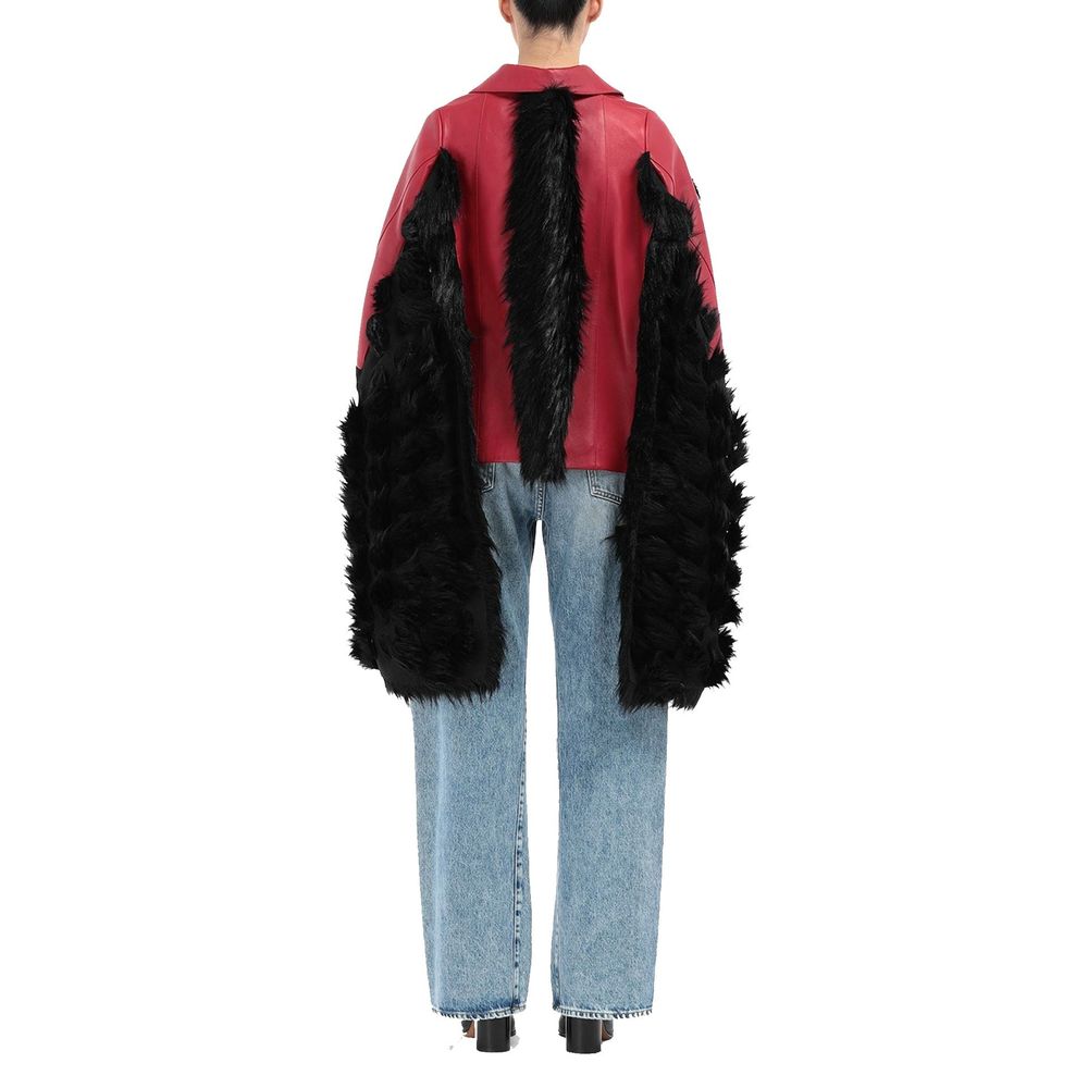 Maison Margiela Rote Lederumhänge